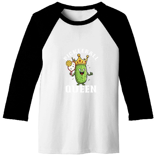 Funny Pickleball Queen bests Pickleball Paddle Player Baseball Tees
