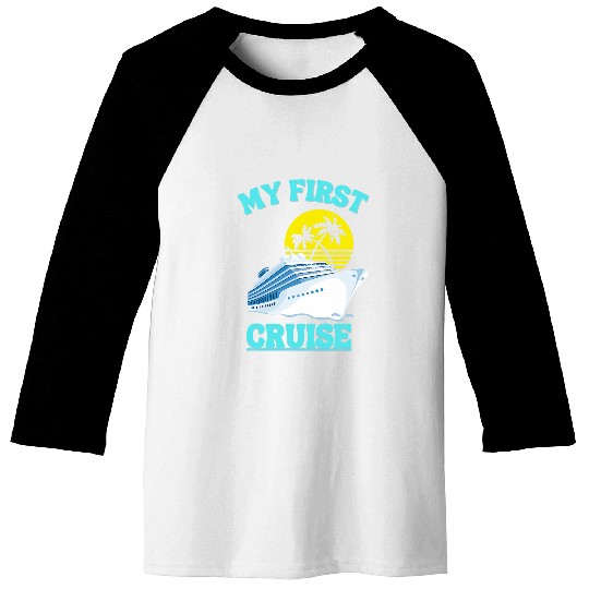 My First Cruise Boat Baseball Tees