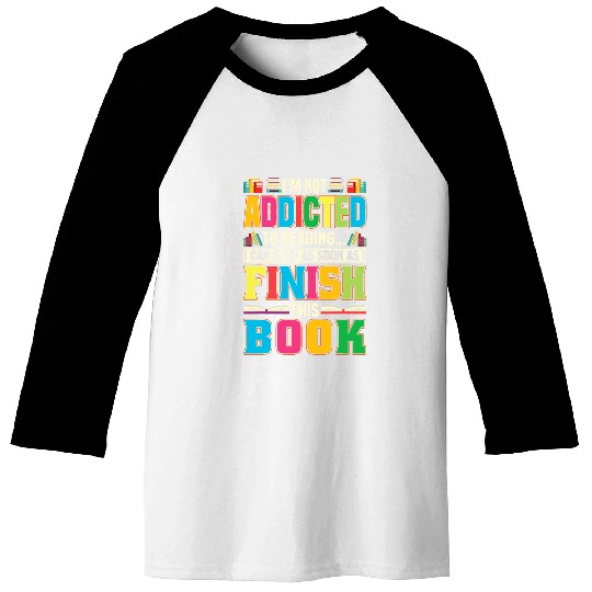 Reading Book Lover Library Bookworm Librarian Reader Books Baseball Tees