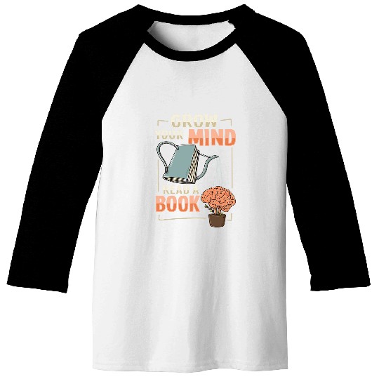 Reading Book Nerd Designs for a Librarian and Book Reader Baseball Tees