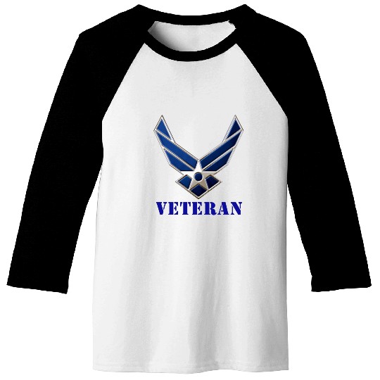US Air Force Veteran Baseball Tees