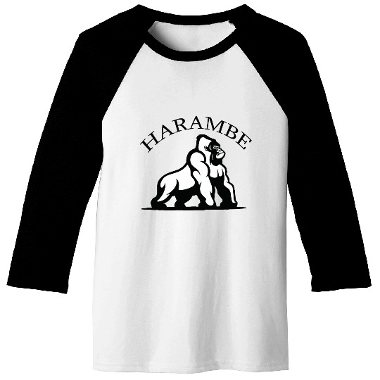 RIP Harambe Baseball Tees