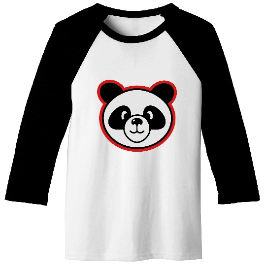 panda bear zoo animal Baseball Tees