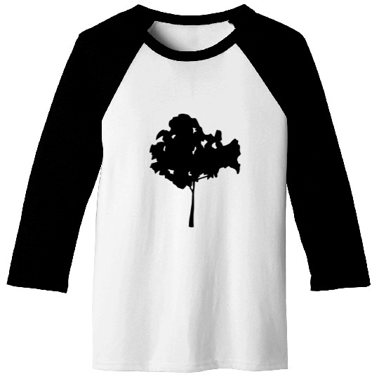 tree silhouette Baseball Tees