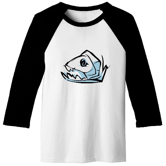 fish skeleton Baseball Tees