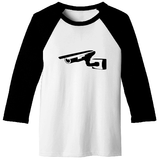 Security Camera Baseball Tees