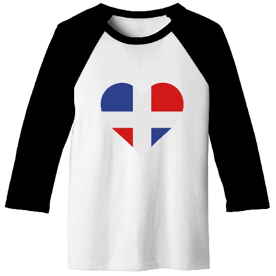 A Heart For The Dominican Republic Baseball Tees