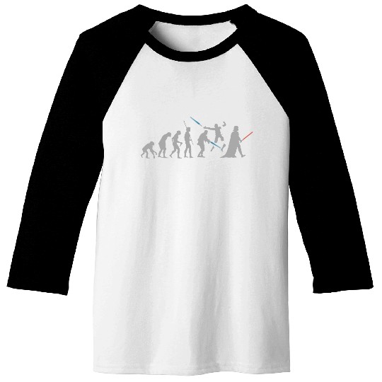 Evolution of Darth Vader Baseball Tees