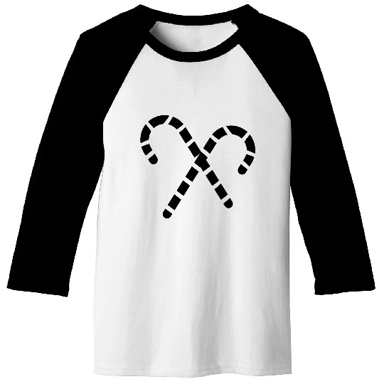 candy canes Baseball Tees