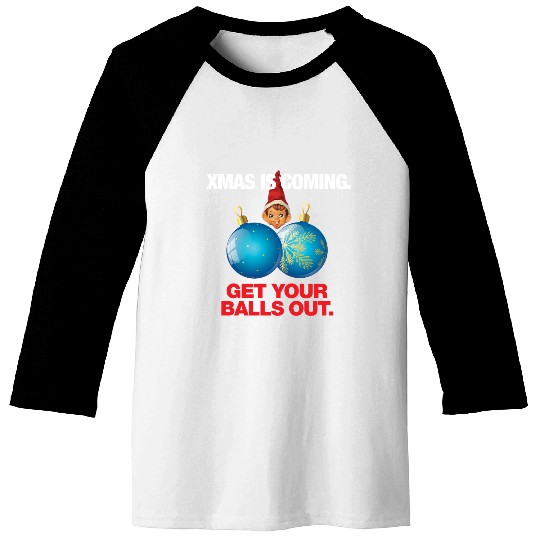 Christmas Balls Baseball Tees