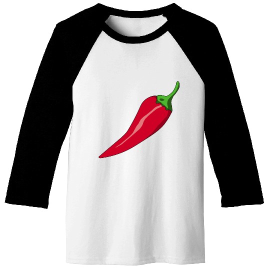 paprika chilli chili pepper citrus veggie gemuese Baseball Tees