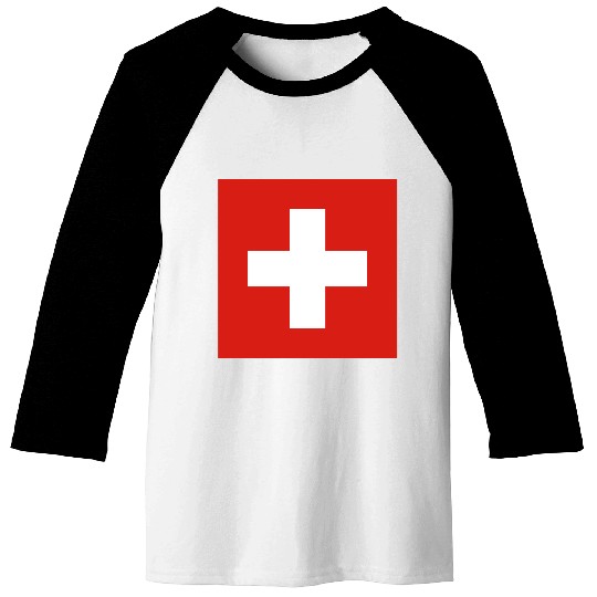 flag switzerland Baseball Tees