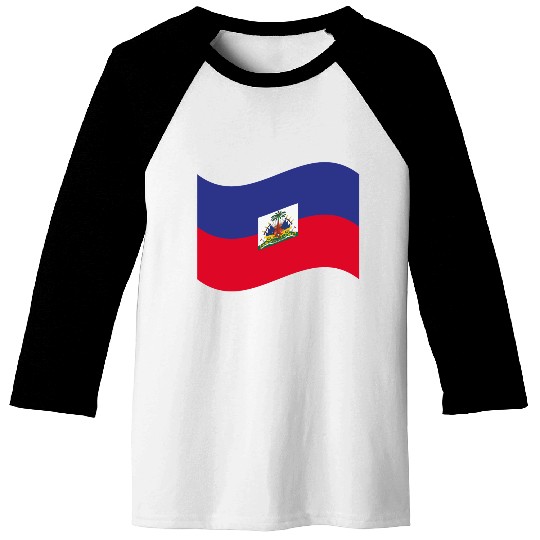 flag haiti Baseball Tees