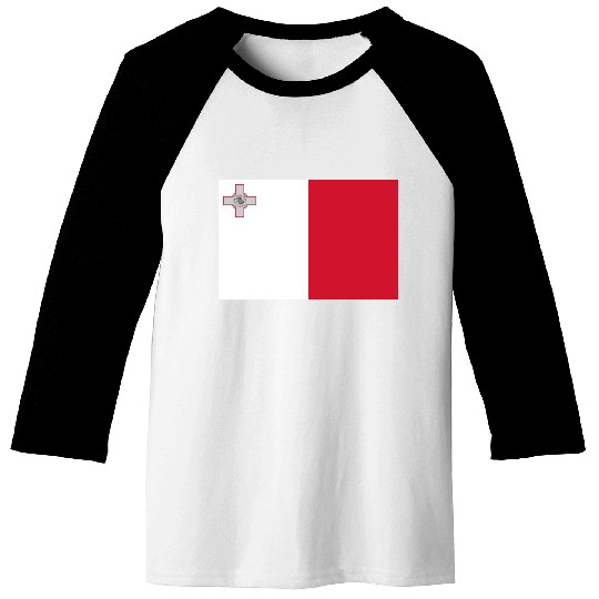 flag malta Baseball Tees