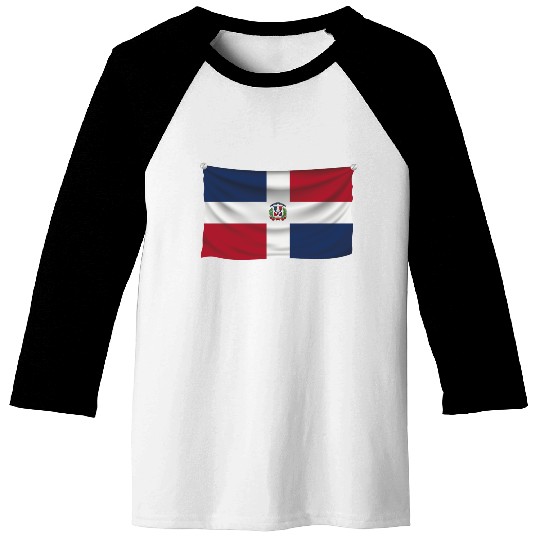 flag dominican republic Baseball Tees