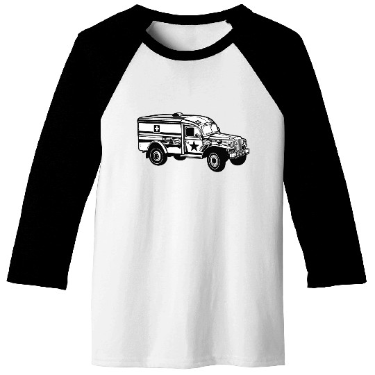 US army ambulance Baseball Tees