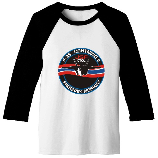 F-35 Lightning II Norway Baseball Tees