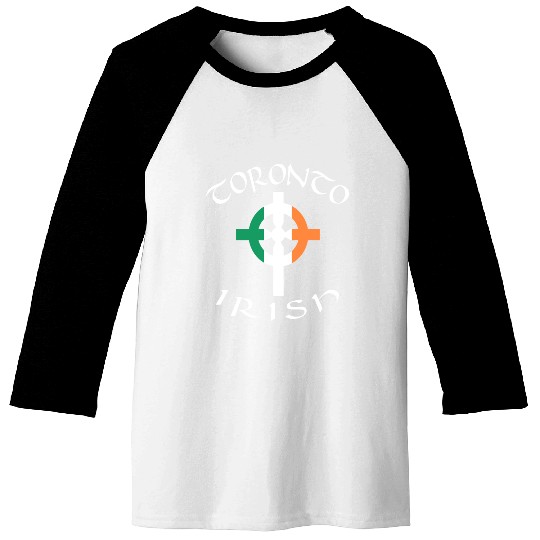 Ireland Canada Pride Celtic Cross Toronto Irish Baseball Tees