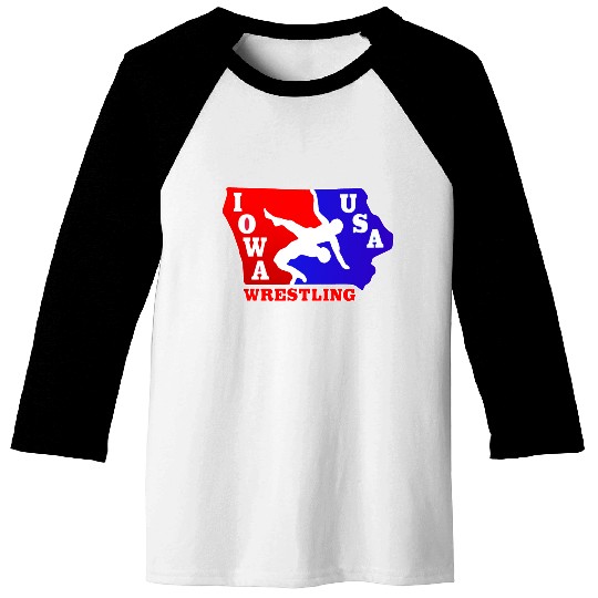 Iowa Team USA Wrestling Baseball Tees
