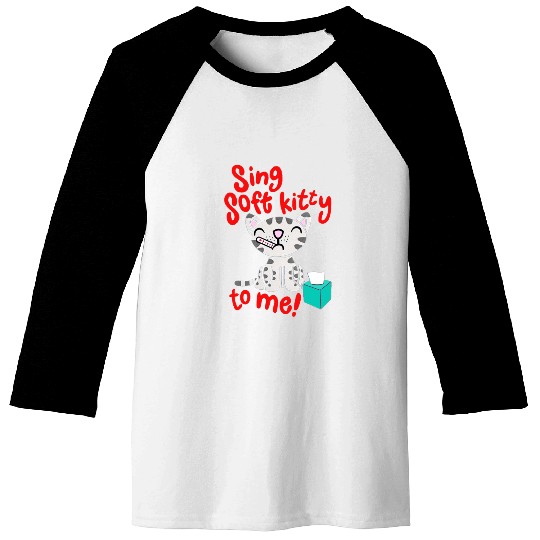 Theory Sing Soft Kitty Song Baseball Tees