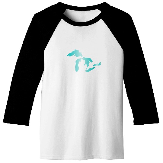 Great Lakes Aqua Baseball Tees
