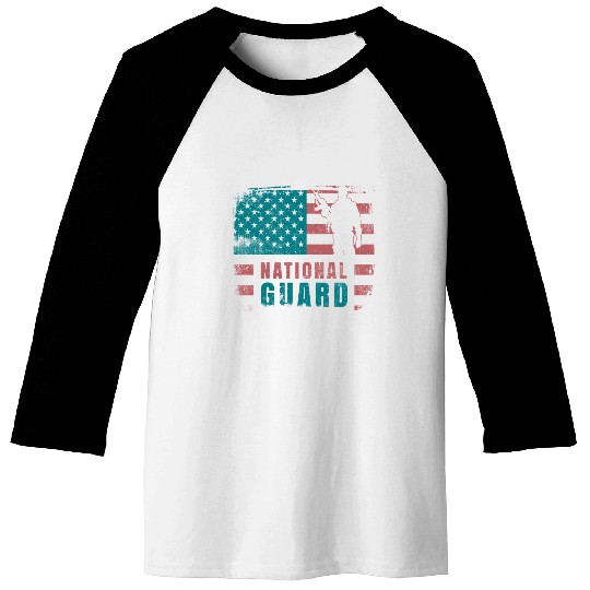 National Guard Veteran Baseball Tees