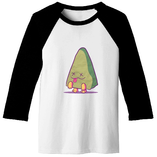 It's not an avocado , it's a zombie triangle! Baseball Tees