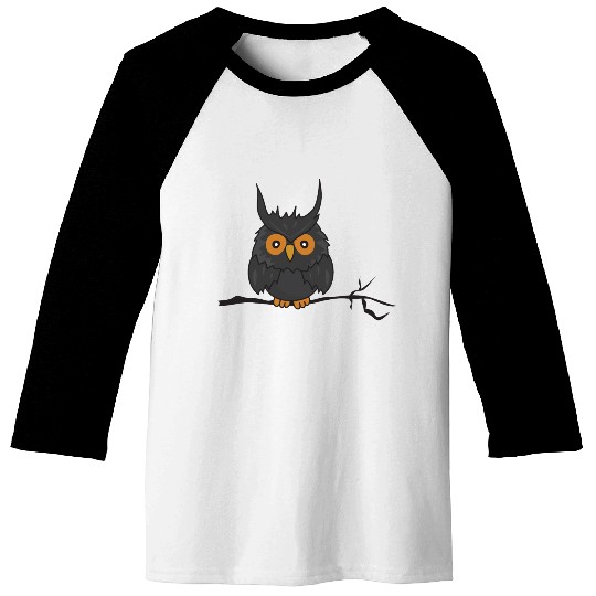 Halloween Owl Owlet Baseball Tees