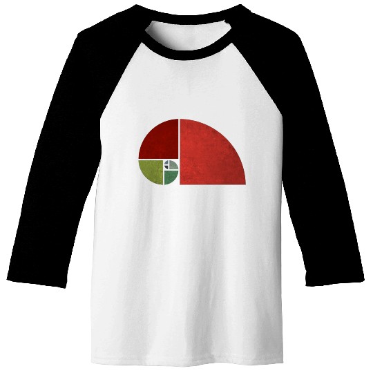 fibonacci golden vintage Baseball Tees