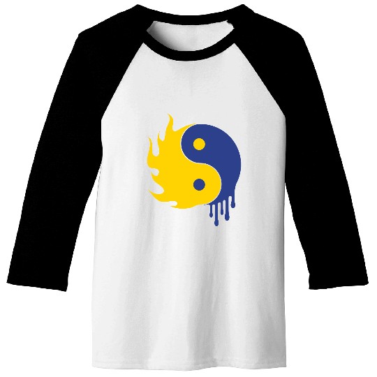 Ying Yang Baseball Tees
