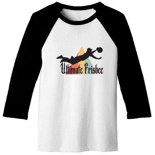 Ultimate Frisbee Layout Baseball Tees