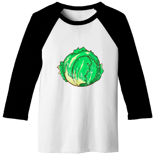 Retro Vintage Grunge Style Lettuce Baseball Tees