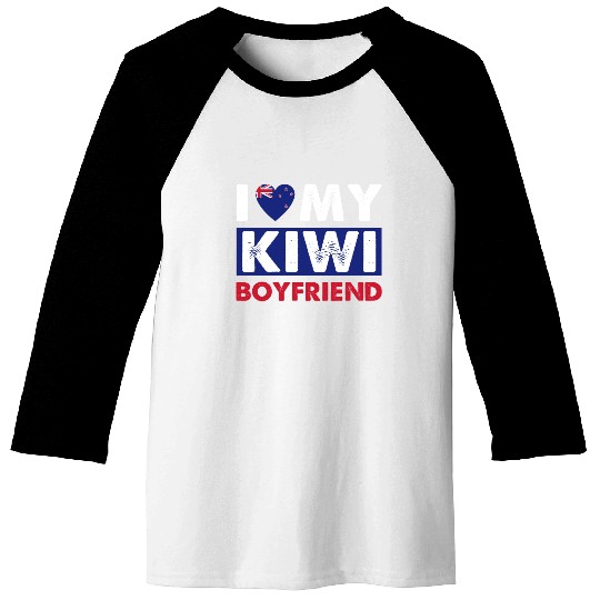 Kiwi Boyfriend Love Baseball Tees