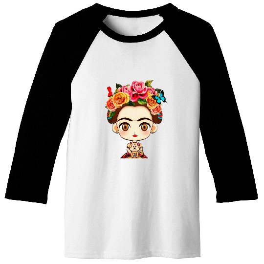 FRIDA KAHLO woman Baseball Tees