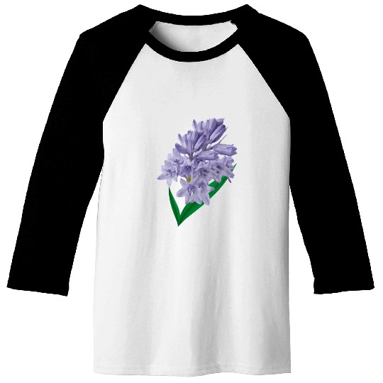 Flower Spring Bluebell Violet - Gift Idea Baseball Tees