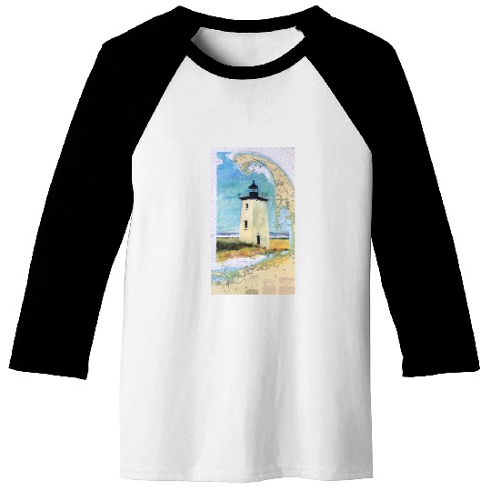 Long Point Light House Ptown Cape Cod Baseball Tees