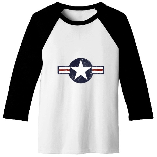 USAF US Air Force Roundel Baseball Tees