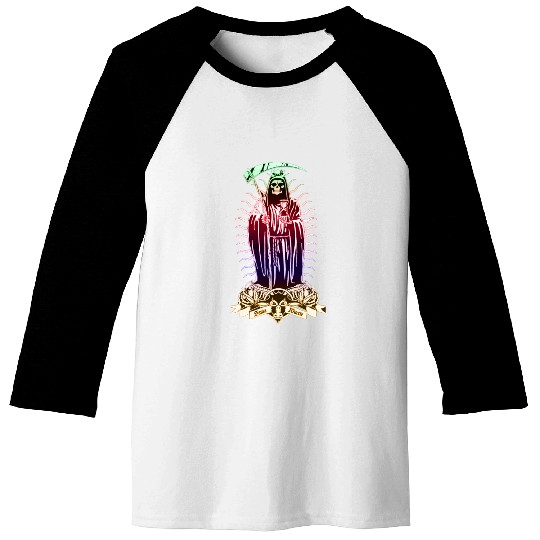 Santa Muerte - Santisima Muerte - Holy Death Baseball Tees