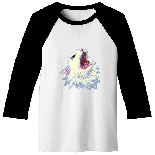 8 bit Screamin Thurston the Cat meme 2 Baseball Tees