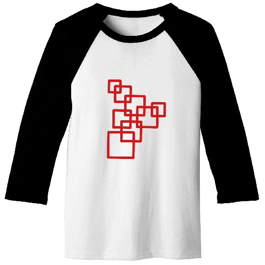 Icon pattern abstraction Baseball Tees