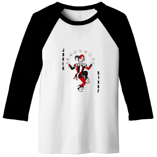 Joker Joggling Card Baseball Tees