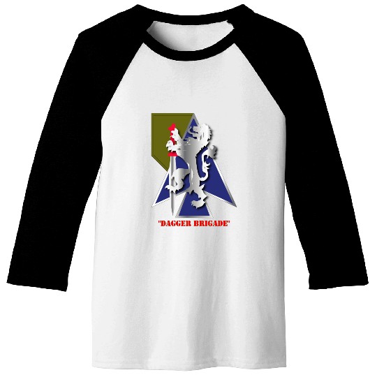 Army 2nd Bde Combat Tm Dagger Brigade 1st ID Baseball Tees
