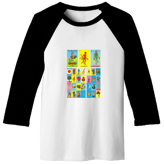 Loteria Mexican Baseball Tees