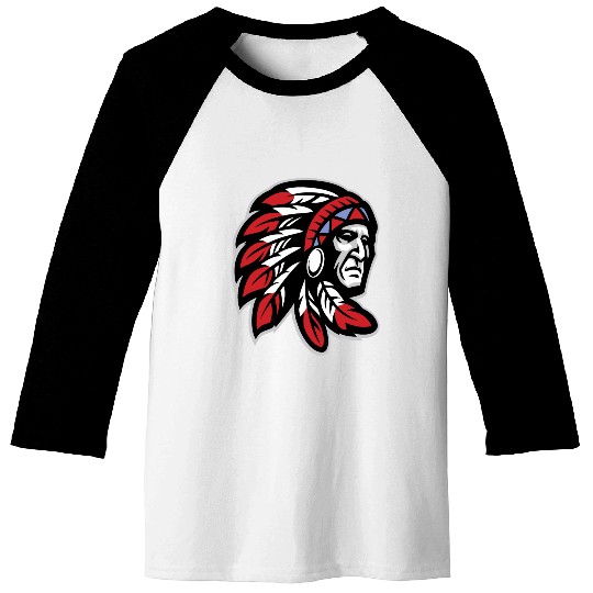 Native American Indian Headdress Baseball Tees