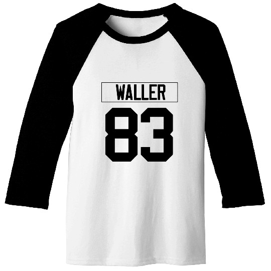 Just Waller 83 Raiders Baseball Tees
