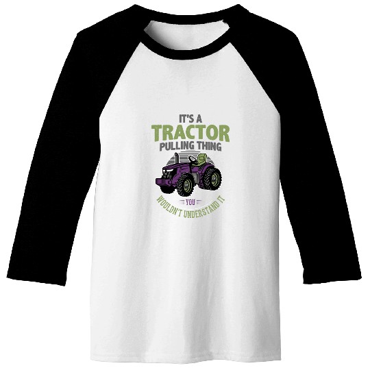tractor pulling, tractor pulling racing, tractors Baseball Tees
