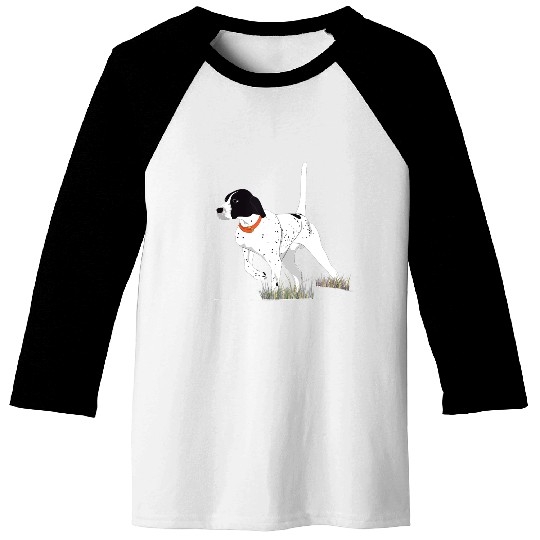 Bird Hunting Hunter English Pointer Dog Baseball Tees