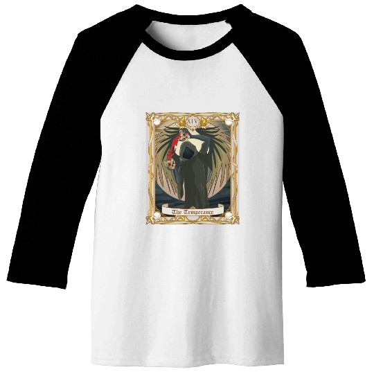Temperance Tarot Card, Major Arcana Anime Skull Baseball Tees