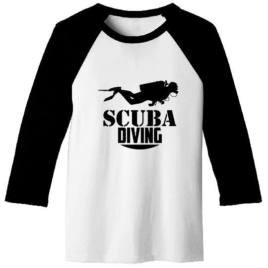 Scuba Diving Baseball Tees