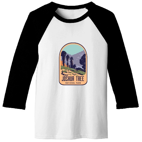 Joshua tree national park retro design Baseball Tees